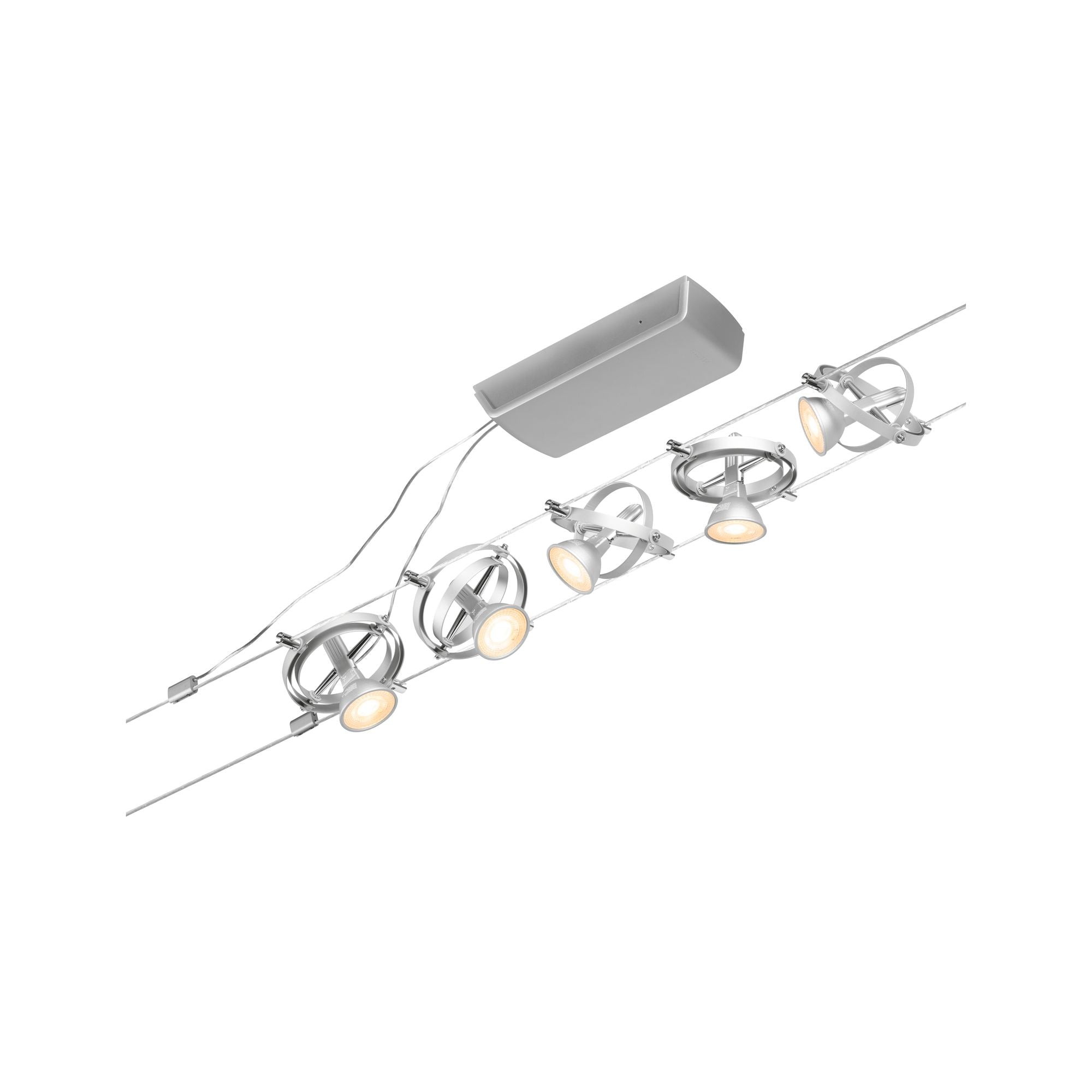 CorDuo Cardan Basisset GU5,3 max. 5x10W 230/12V Chrom matt - Paulmann - 94436