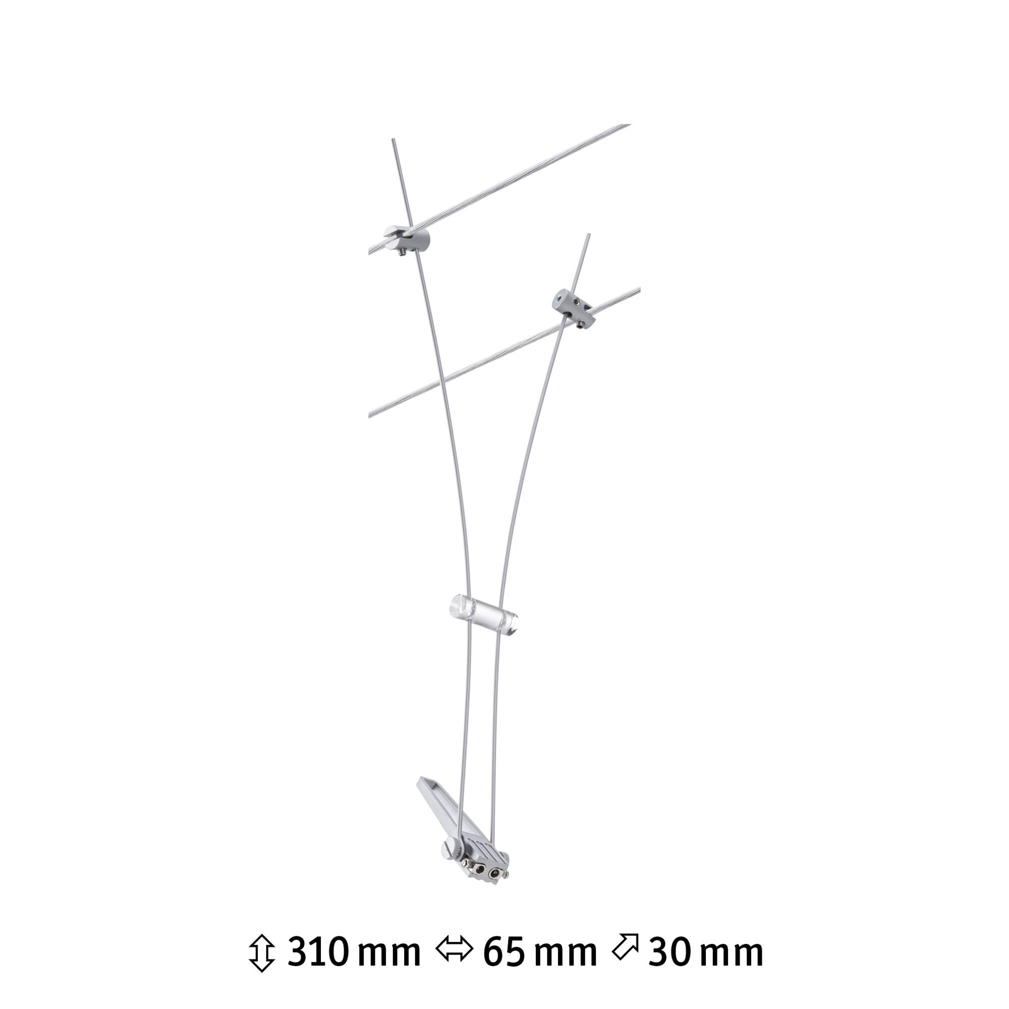 CorDuo Comet Einzelspot GU5,3 max. 50W dimmbar 12V Chrom matt - Paulmann - 94487