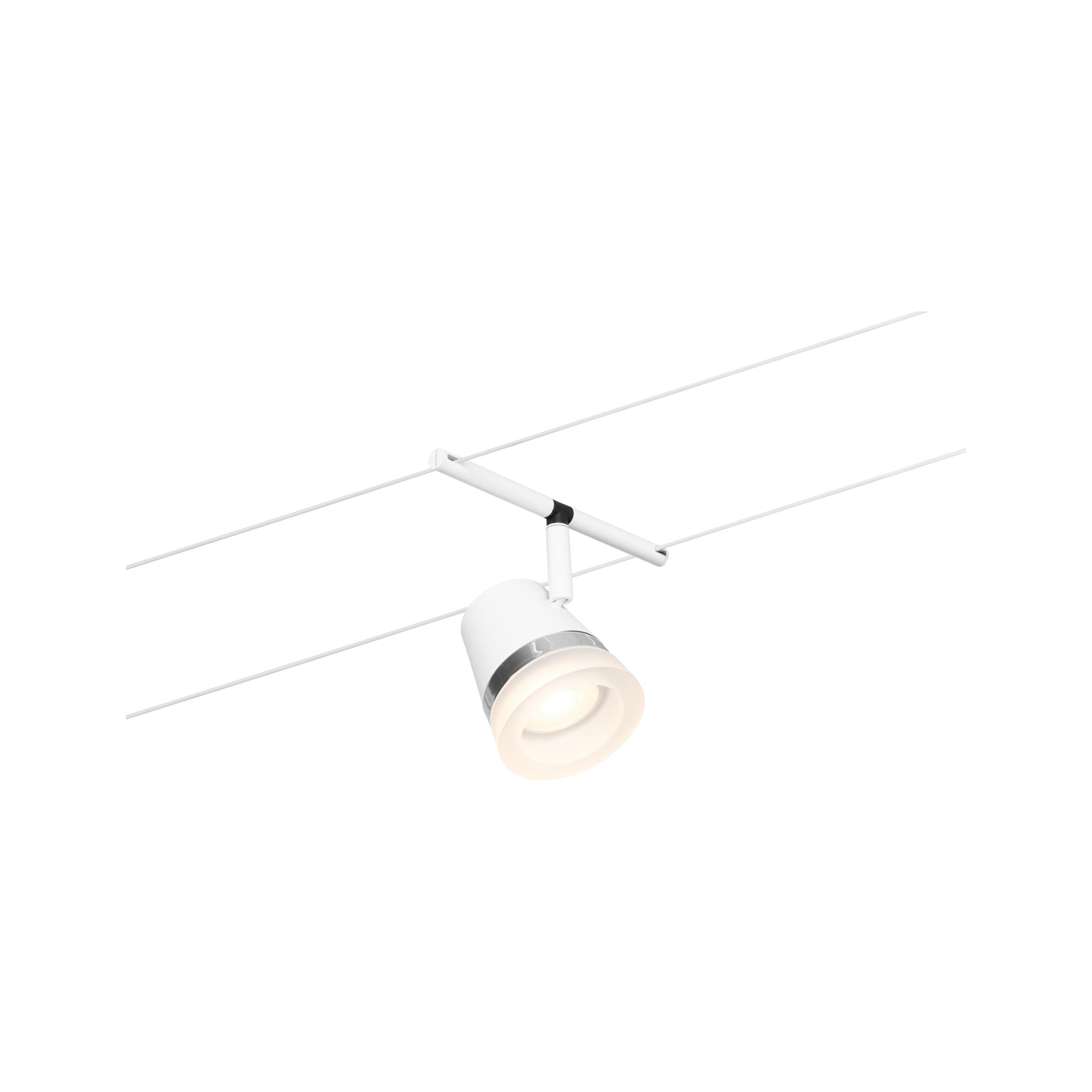 CorDuo Cone Einzelspot GU5,3 max. 10W 12V Weiß matt/Chrom - Paulmann - 94462