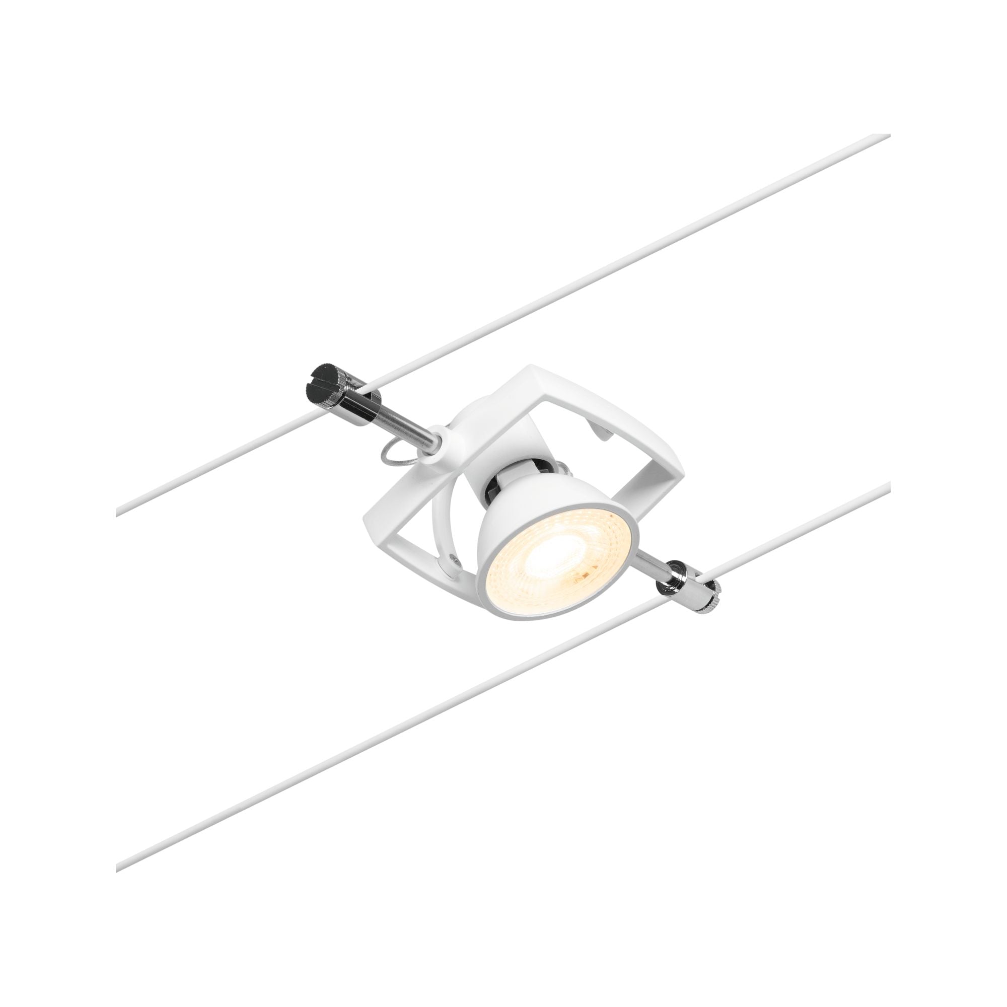 CorDuo Mac II Basisset GU5,3 max. 5x10W 230/12V Weiß matt/Chrom - Paulmann - 94432