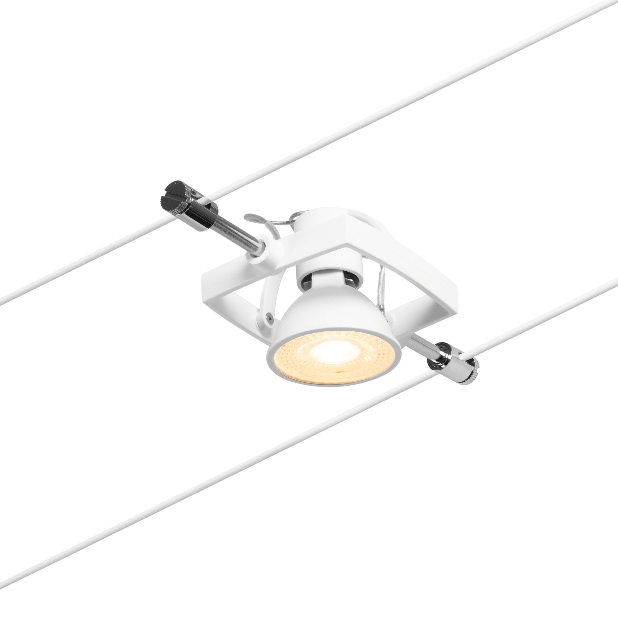 CorDuo Mac II Basisset GU5,3 max. 5x10W 230/12V Weiß matt/Chrom - Paulmann - 94432