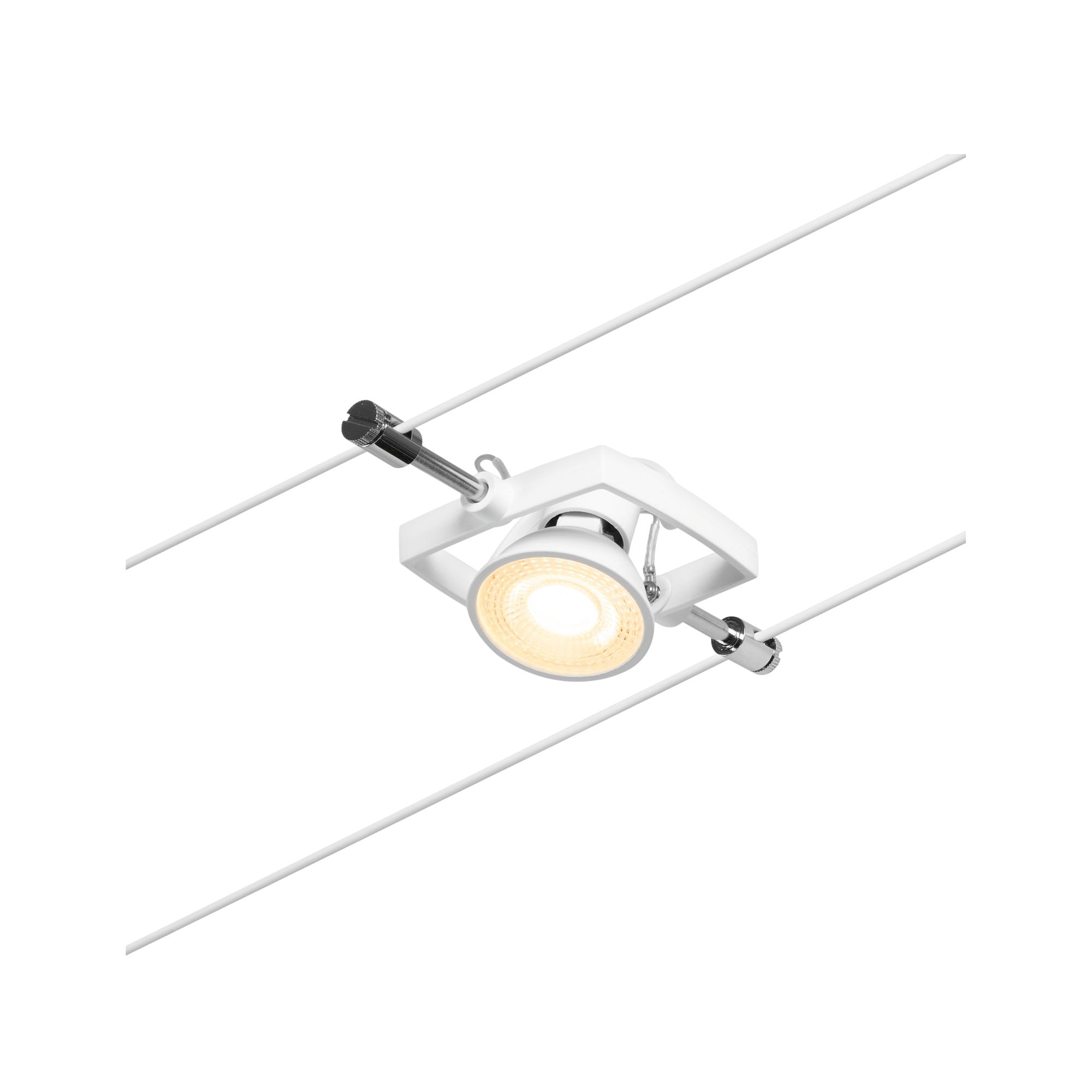 CorDuo Mac II Basisset GU5,3 max. 5x10W 230/12V Weiß matt/Chrom - Paulmann - 94432