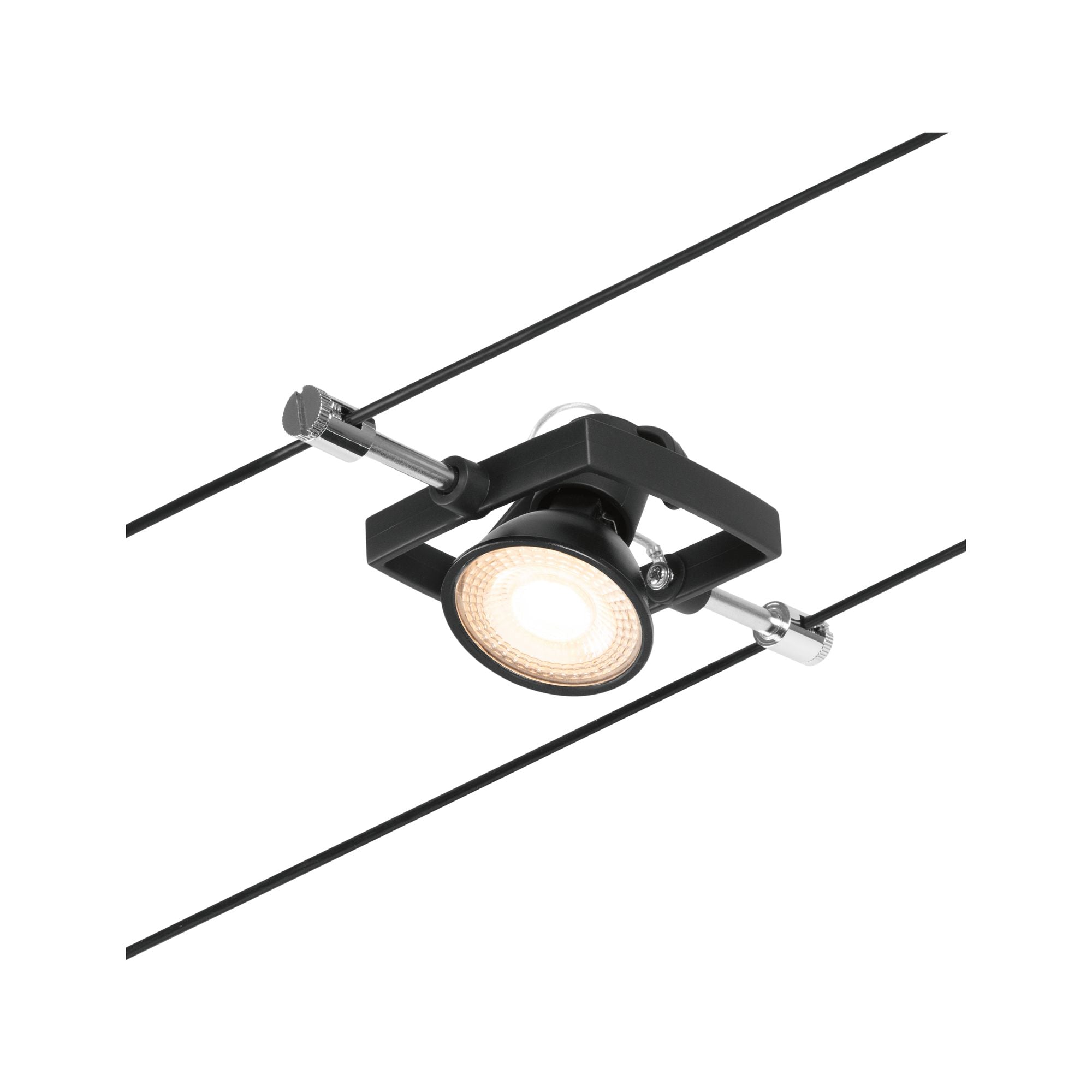 CorDuo Mac II Einzelspot GU5,3 max. 10W 12V Schwarz matt/Chrom - Paulmann - 94435
