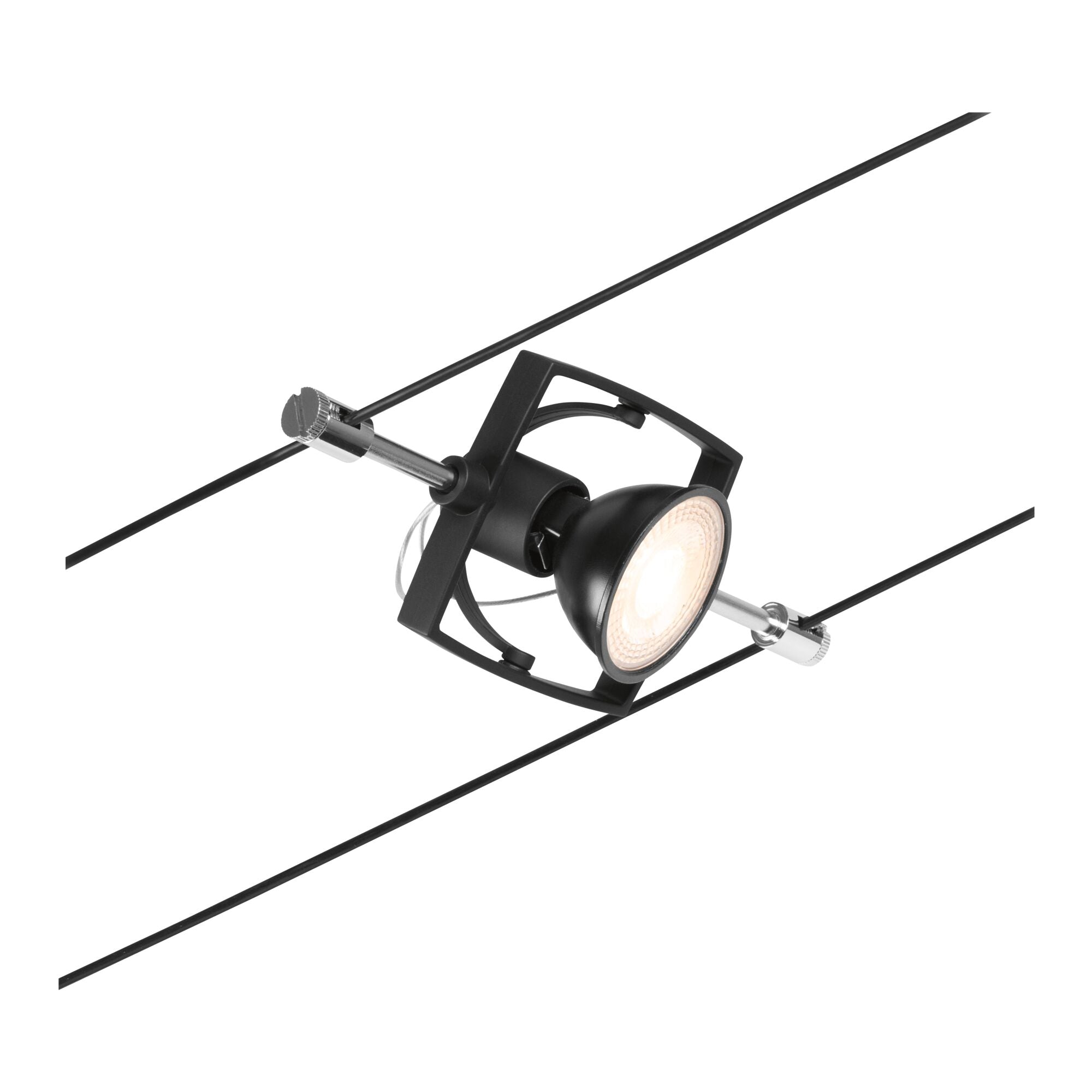 CorDuo Mac II Einzelspot GU5,3 max. 10W 12V Schwarz matt/Chrom - Paulmann - 94435