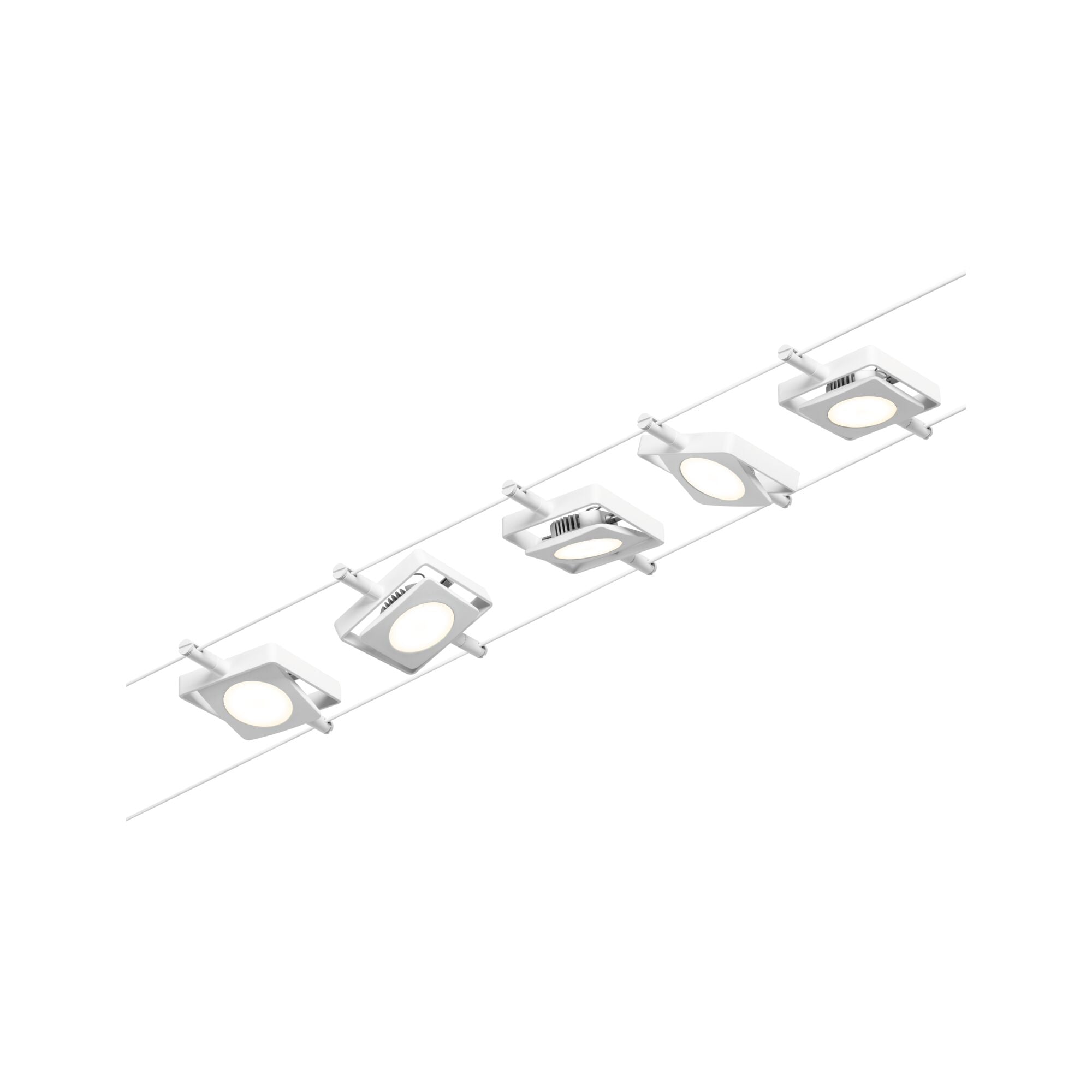 CorDuo MacLED Basisset 5x250lm 5x4,5W 3000K 230/12V Weiß/Chrom - Paulmann - 94422