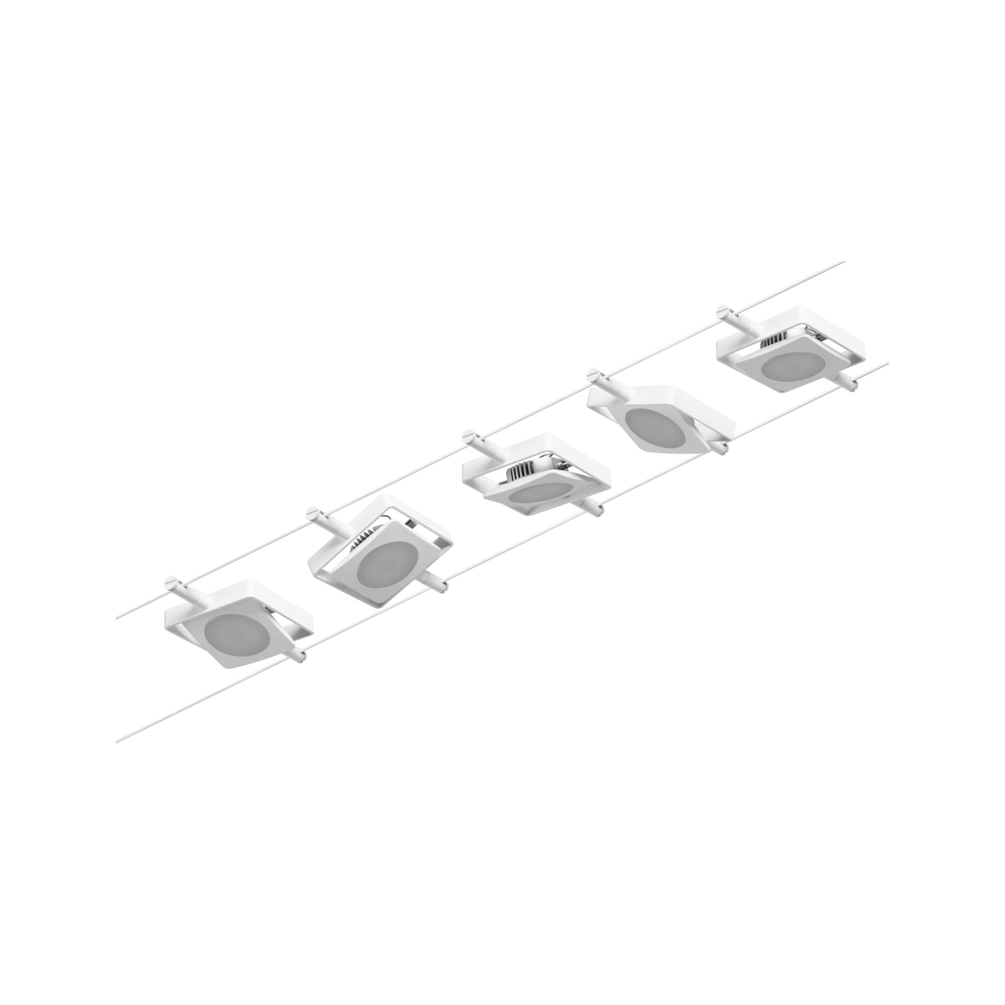 CorDuo MacLED Basisset 5x250lm 5x4,5W 3000K 230/12V Weiß/Chrom - Paulmann - 94422