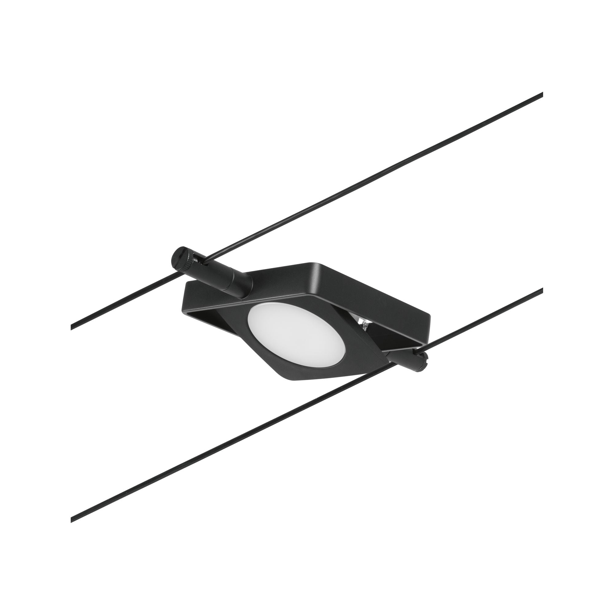 CorDuo MacLED Einzelspot 250lm 4,5W 3000K 12V Schwarz matt/Chrom - Paulmann - 94425