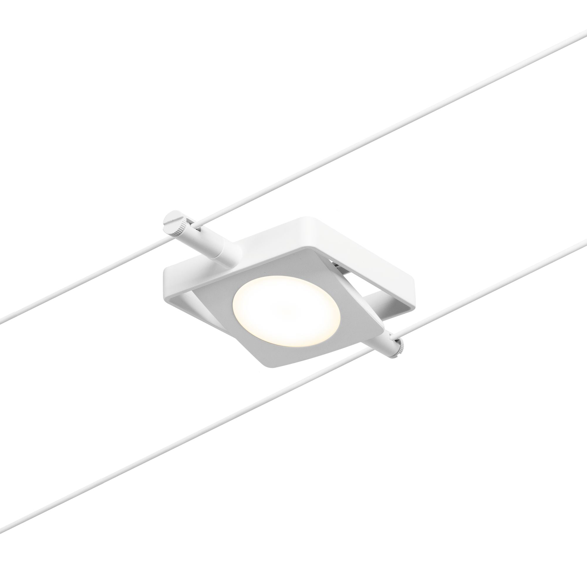 CorDuo MacLED Einzelspot 250lm 4,5W 3000K 12V Weiß matt/Chrom - Paulmann - 94423