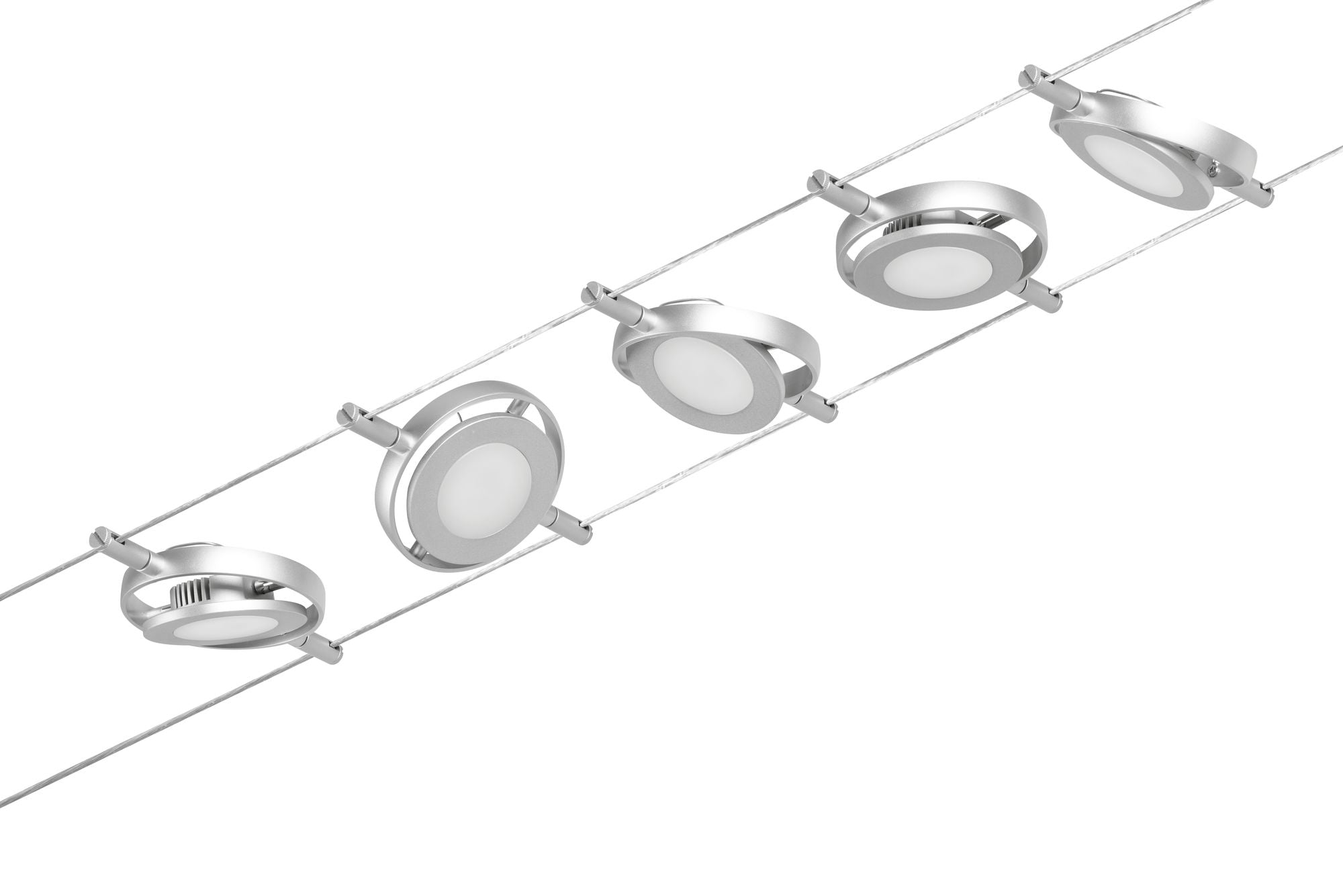 CorDuo RoundMac Basisset 5x200lm 5x4,5W 3000K 230/12V Chrom matt/Chrom - Paulmann - 94414