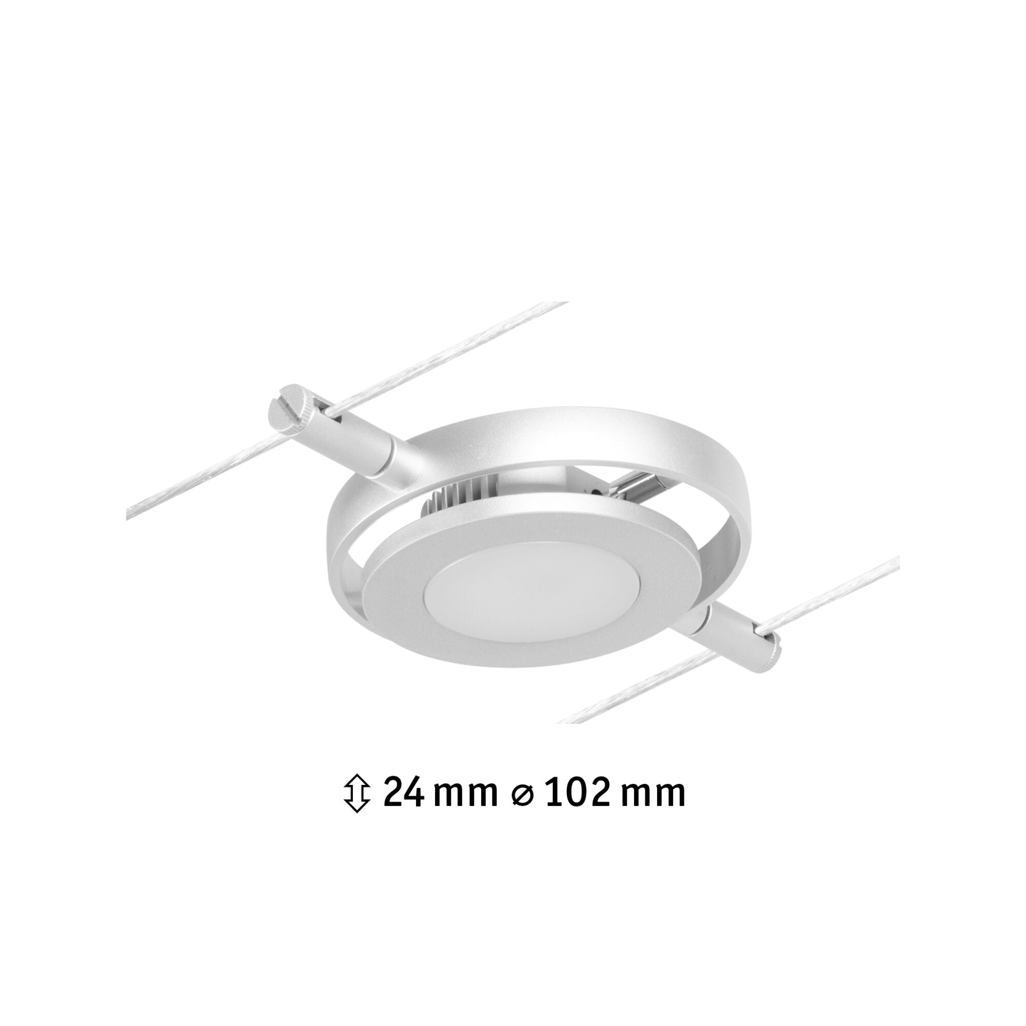 CorDuo RoundMac Einzelspot 200lm 4,5W 3000K 12V Chrom matt/Chrom - Paulmann - 94415
