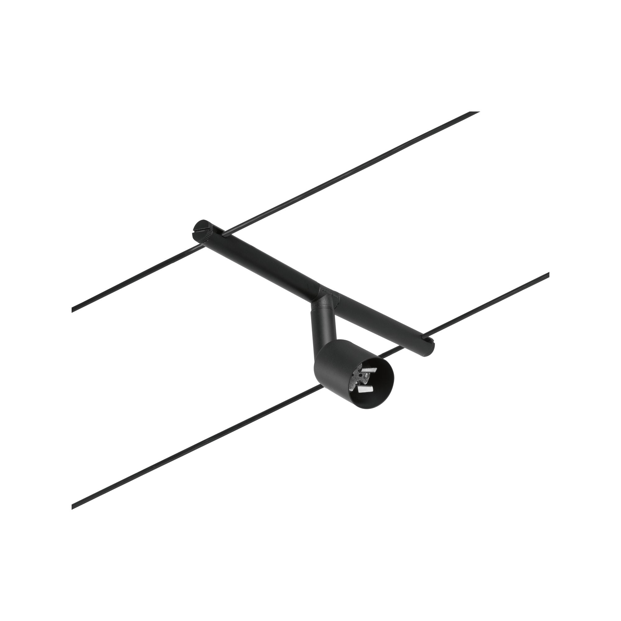 CorDuo Salt Einzelspot GU5,3 max. 10W 12V Schwarz matt/Chrom - Paulmann - 94447