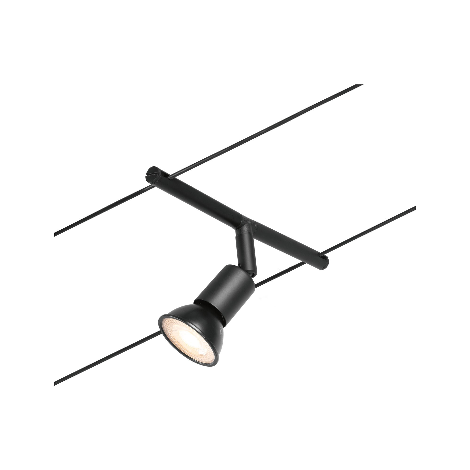 CorDuo Salt Einzelspot GU5,3 max. 10W 12V Schwarz matt/Chrom - Paulmann - 94447