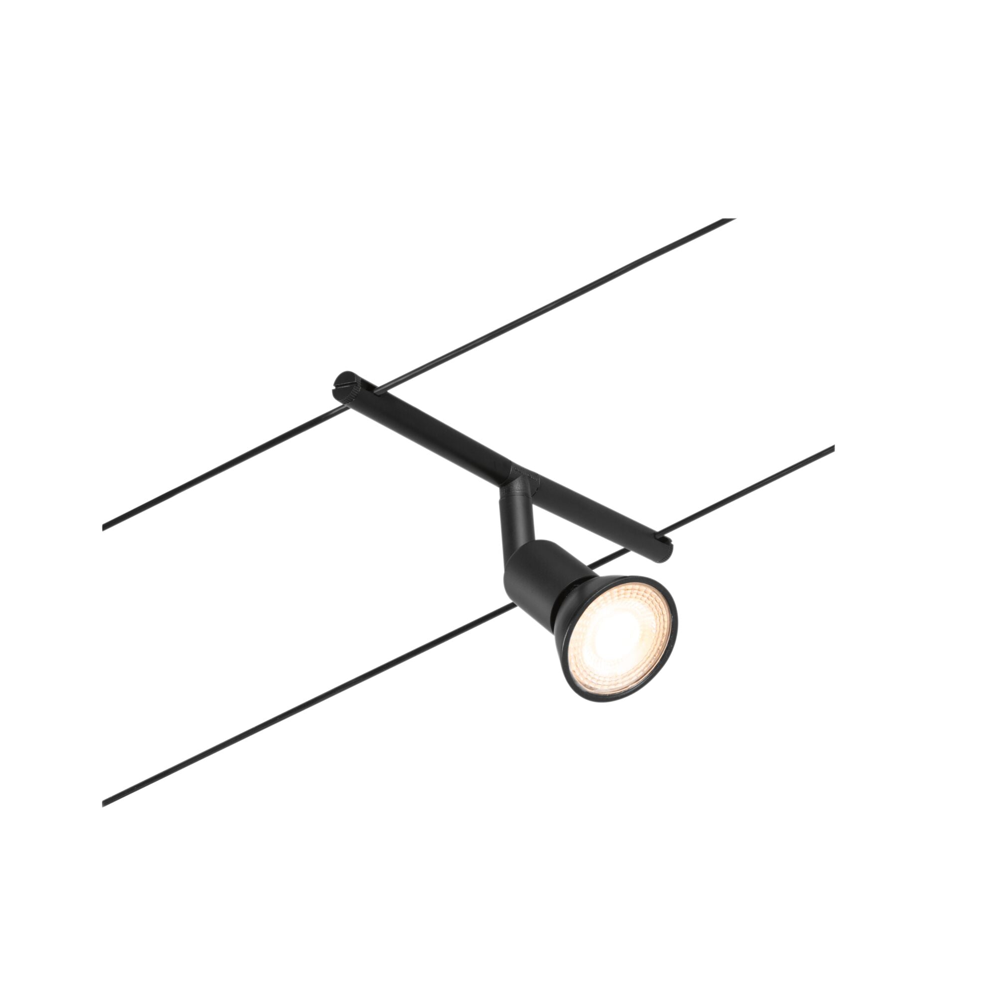 CorDuo Salt Einzelspot GU5,3 max. 10W 12V Schwarz matt/Chrom - Paulmann - 94447