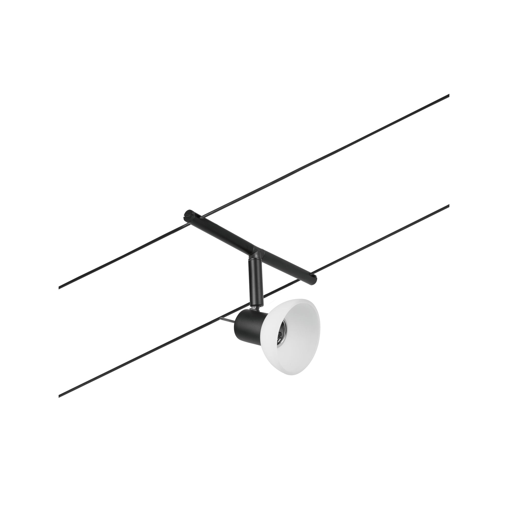 CorDuo Sheela Einzelspot GU5,3 max. 10W 12V Schwarz matt/Chrom - Paulmann - 94451