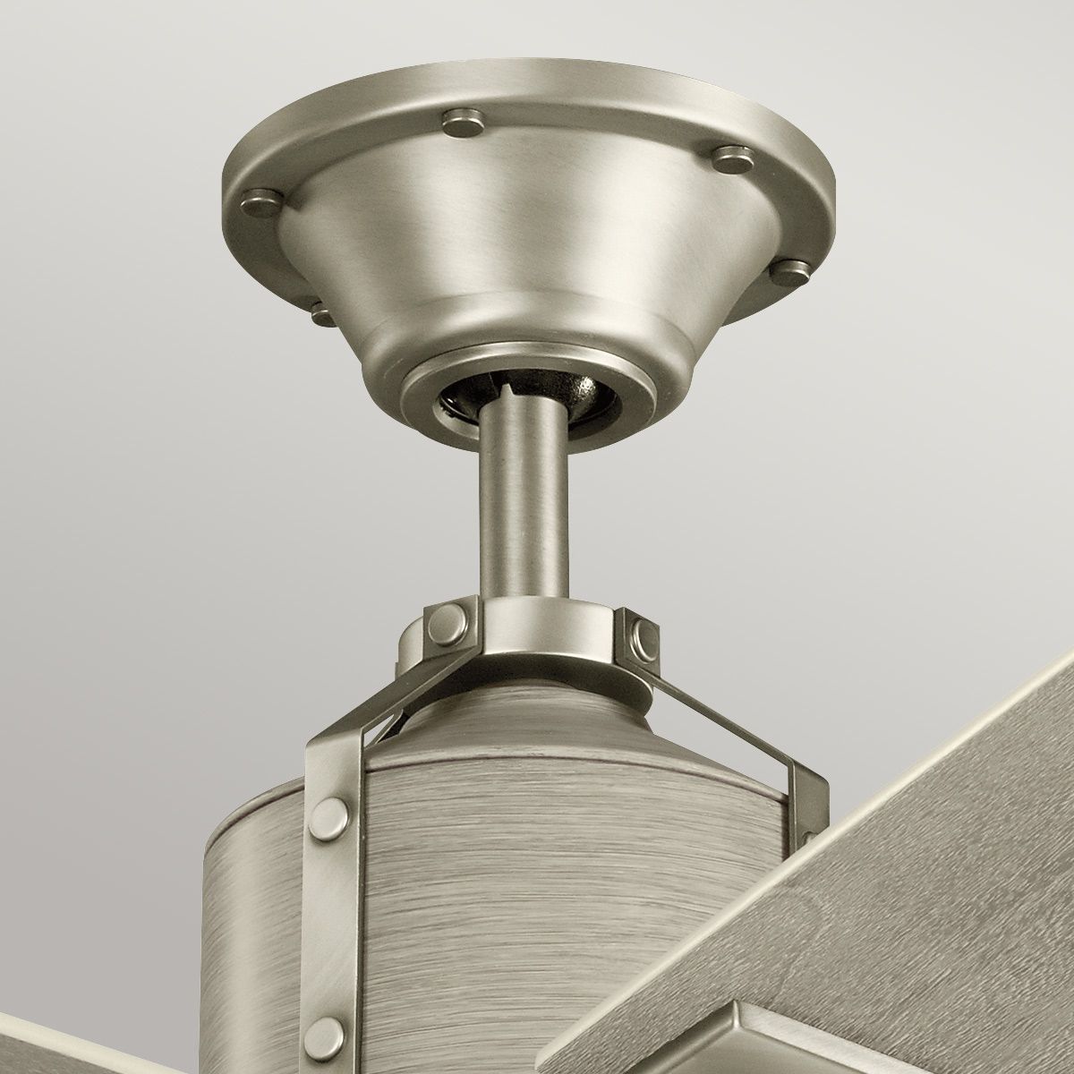 Deckenventilator - Abhängestangen - 45 cm - Satinweiß lackiert - Elsteadlighting - CLF - DOWNROD45 - SWP