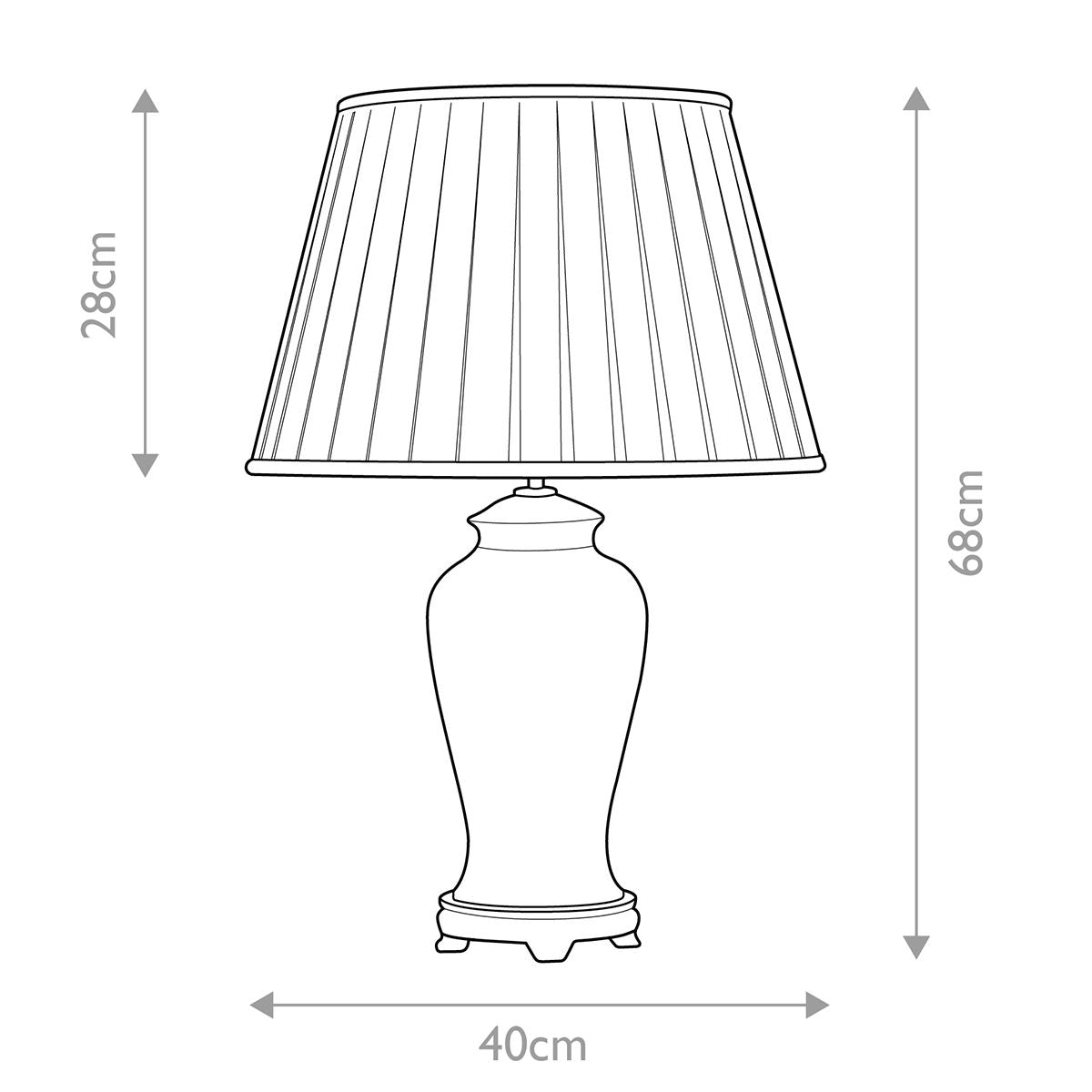 Tischlampe „Taipei“ mit 1 Licht und hohem Empire-Schirm – Schwarz und Gold mit Elfenbein mit schwarzem und goldenem Zierschirm
