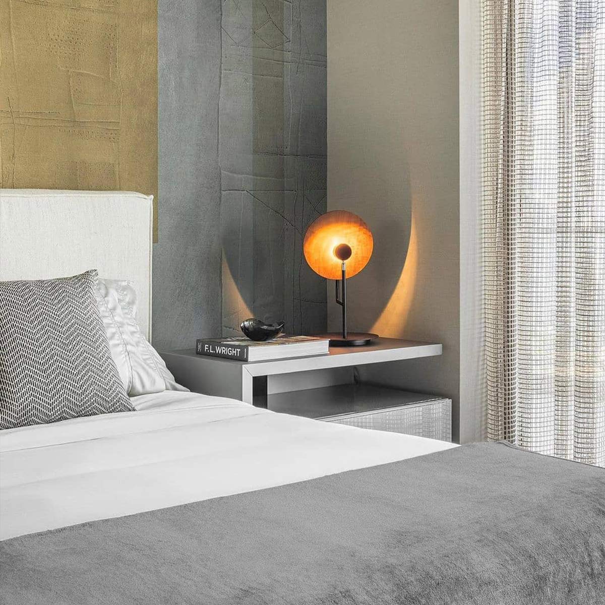 Dot Tischleuchte aus Teakholz - Accord Lighting - QN - DOT - TL - TEAK