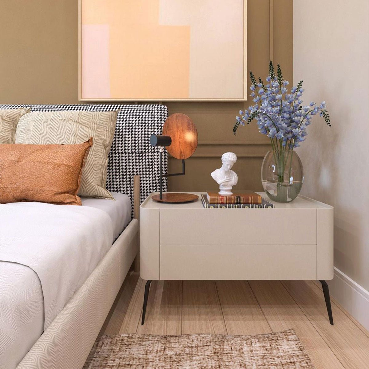 Dot Tischleuchte aus Teakholz - Accord Lighting - QN - DOT - TL - TEAK