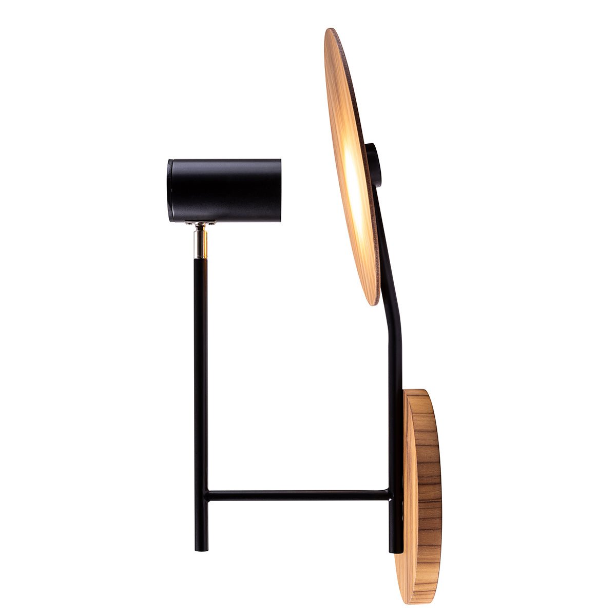 Dot Wandleuchte aus Teakholz - Accord Lighting - QN - DOT - WB1 - TEAK