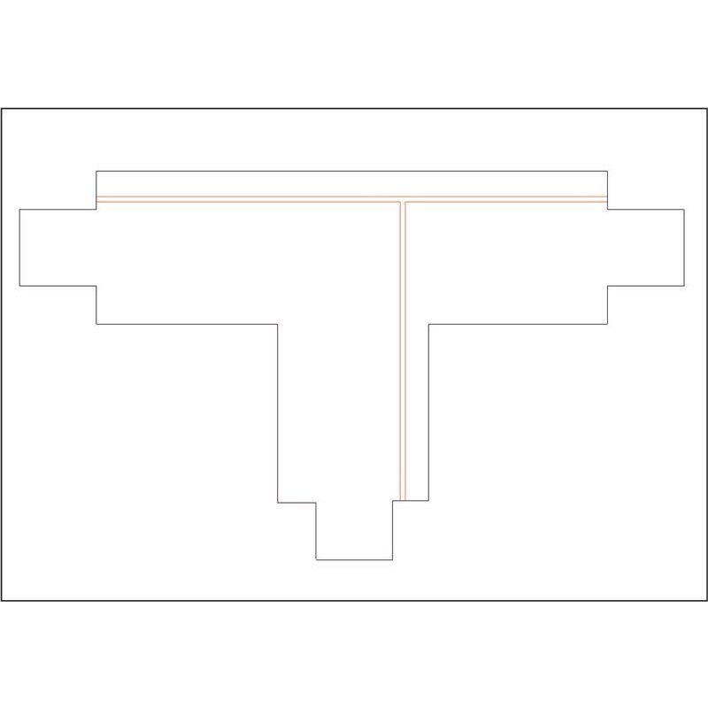 DOTLUX 3 Phasen - T - Verbinder, rechts 2, schwarz - Dotlux - 3899 - SR2