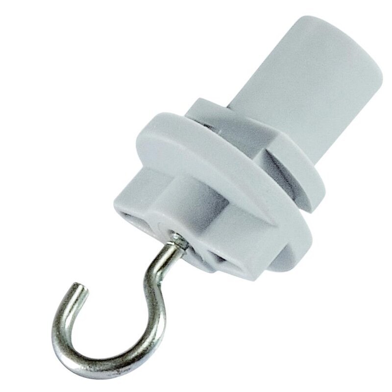 DOTLUX Befestigungshaken weiss für 3 Phasen - Schiene max 10 kg - Dotlux - 3914 - W