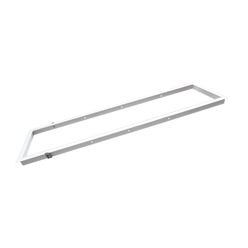 DOTLUX Einbaurahmen für LED - Panel 1195x295mm für Trockenbaudecke, pulverbeschichtet, weiß mit Clips - Dotlux - 2047 - 1