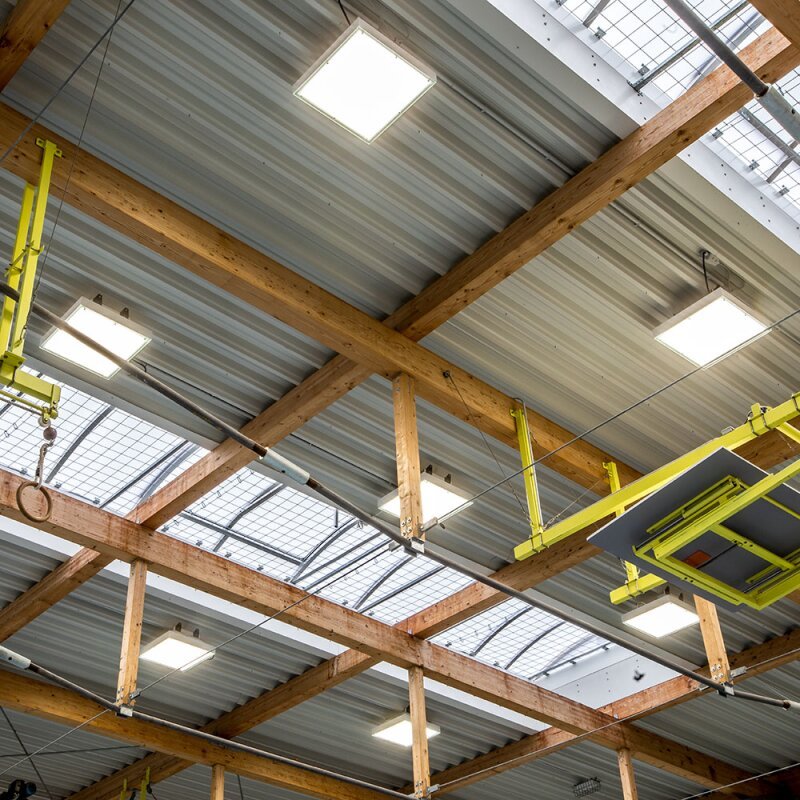 DOTLUX LED Anbauleuchte QUADGUARD 650x650mm 157W 4000K - Dotlux - 4740 - 140120
