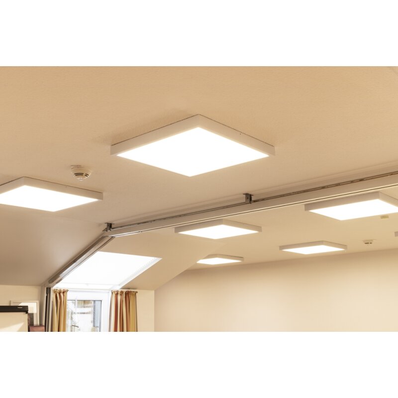 DOTLUX LED - Aufbauleuchte PANELbig - ugr 395x395mm 24W COLORselect mit 4poligem Stecker für HCL inkl. Netzteil - Dotlux - 5793 - 099090