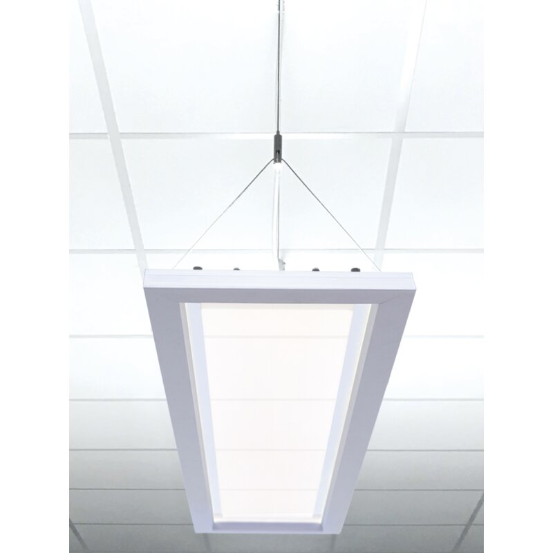 DOTLUX LED - Büroleuchte OFFICE 1200x300mm 54W COLORselect dimmbar 1 - 10V UGR<19 (inkl. Abhängung) - Dotlux - 3304 - 0FW120