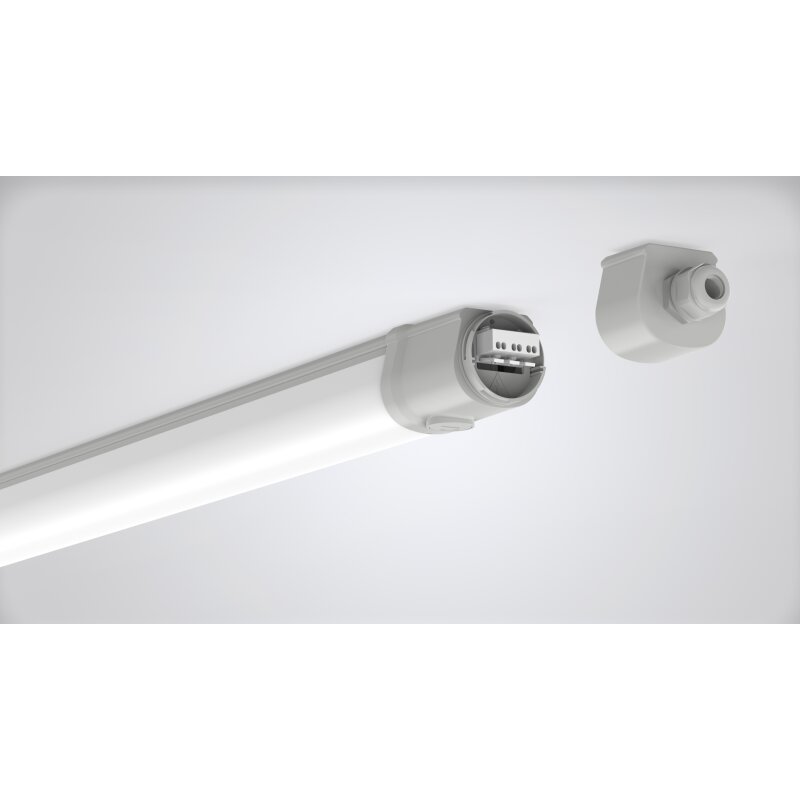 DOTLUX LED - Feuchtraumleuchte MISTRALsmart 22W/30W 4000K POWERselect IP65 1200mm durchverdrahtet - Dotlux - 5433 - 140150