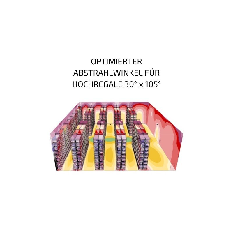 DOTLUX LED - Hallentiefstrahler LIGHTBEAM 150W 4000K 30*105° - Dotlux - 6232 - 040105