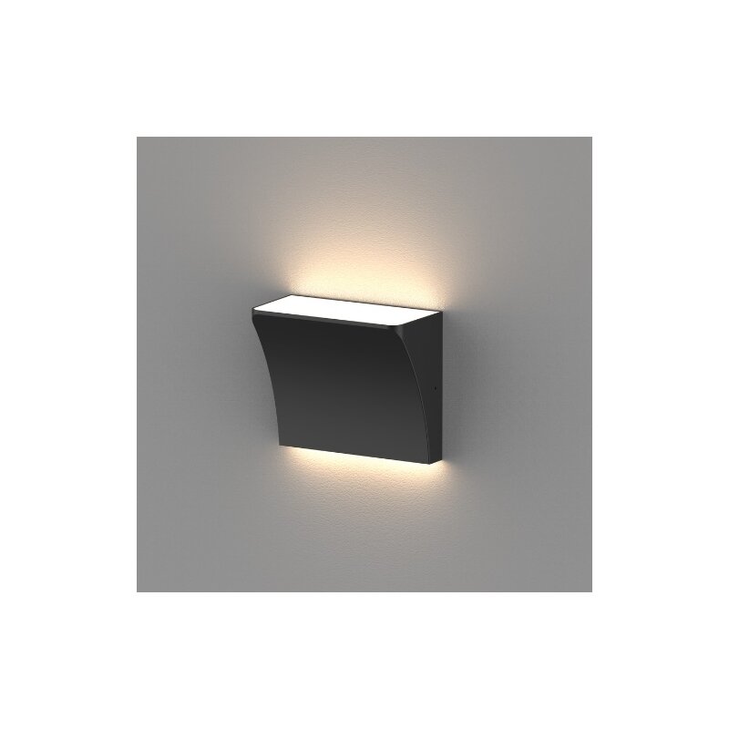 DOTLUX LED - Innenwandleuchte FLAME 8W 3000K schwarz - Dotlux - 5996 - 030110