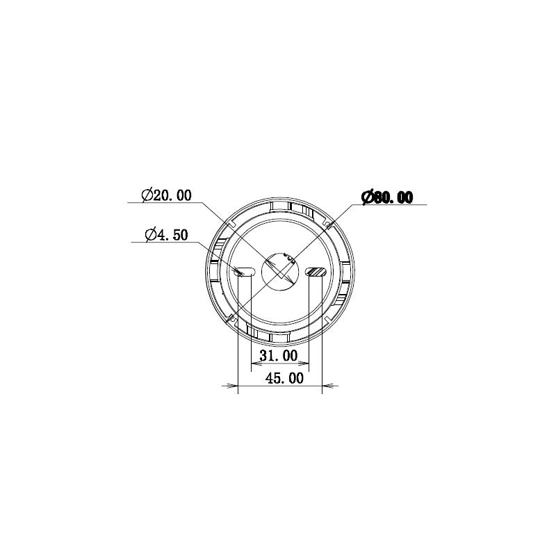 DOTLUX LED - Leuchte SLIMvario Ø80x160mm 18W 3000K schwarz - Dotlux - 4355 - 030036