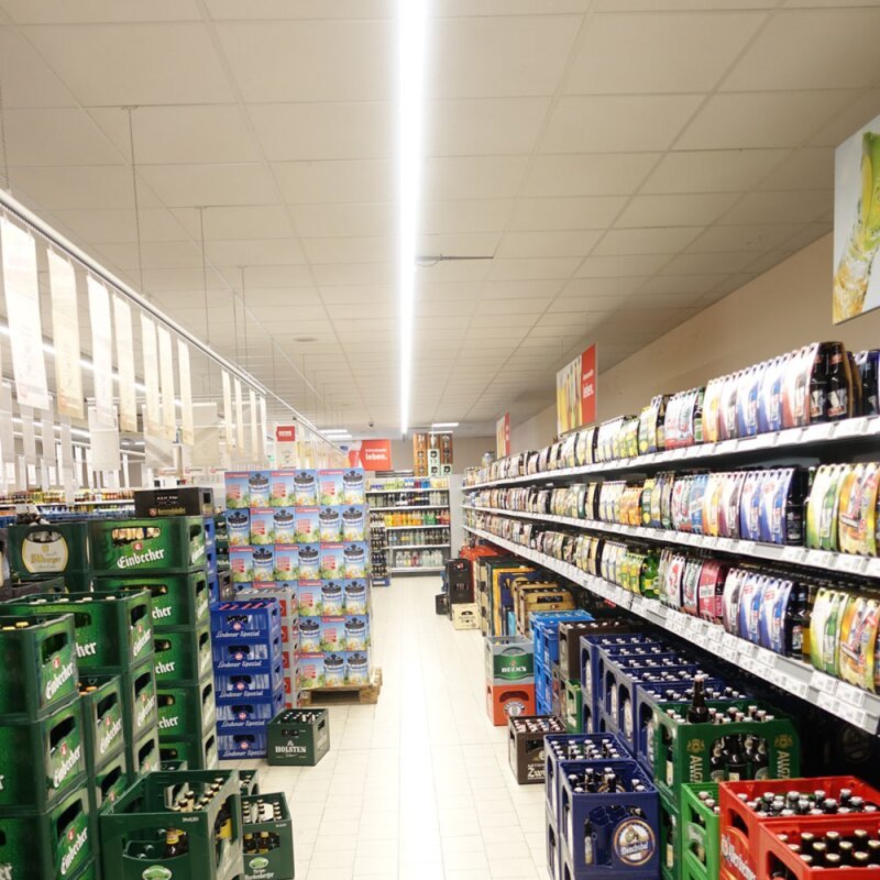 DOTLUX LED - Lichtbandsystem LINEAcompact 50W breitstrahlend 2886mm Leuchte/Blindeinheit 4000K nicht dimmbar - Dotlux - 4943 - 040160