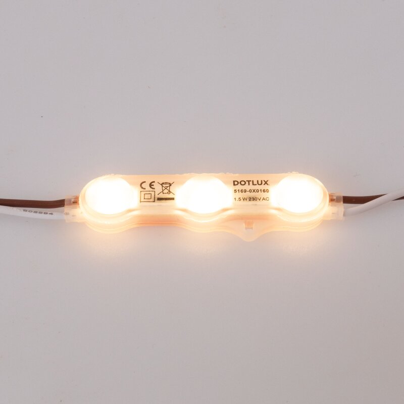 DOTLUX LED - Modul ACplus 1,5W 160° IP67 3000K 100er Kette - Dotlux - 5169 - 030160
