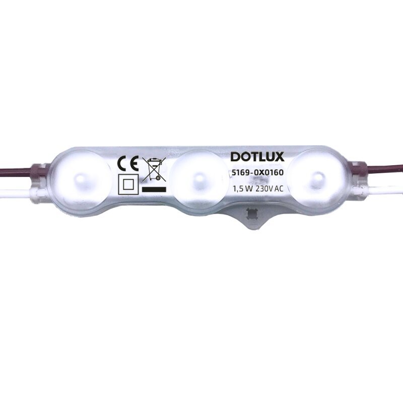 DOTLUX LED - Modul ACplus 1,5W 160° IP67 rot 100er Kette - Dotlux - 5169 - 0R0160