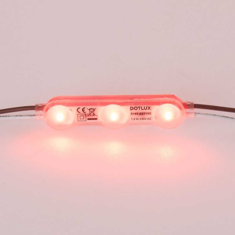 DOTLUX LED - Modul ACplus 1,5W 160° IP67 rot 100er Kette - Dotlux - 5169 - 0R0160