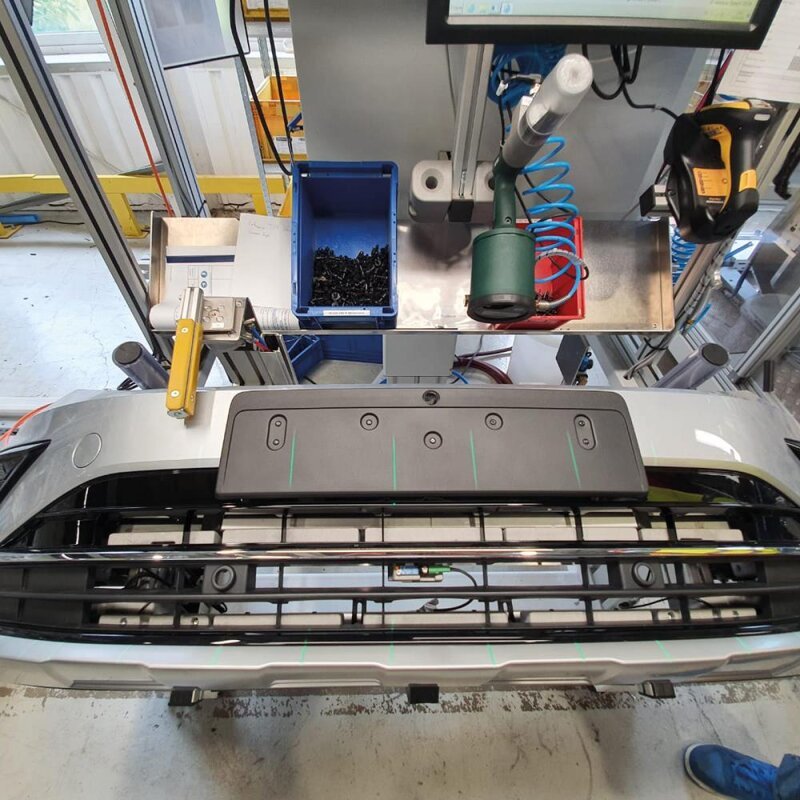 DOTLUX LED - Pointer SAFETYMARKER 3W grün inkl. Linien - und Kreuzgobo - Dotlux - 5097 - 0GR000