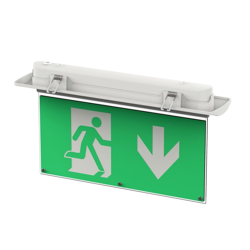 DOTLUX LED - Rettungsleuchte EXITmulti, 2W 6000K inkl.6 Piktogrammen 3h Betrieb. Li - FEPO4 autom. Selbsttest - Dotlux - 3177 - 160120