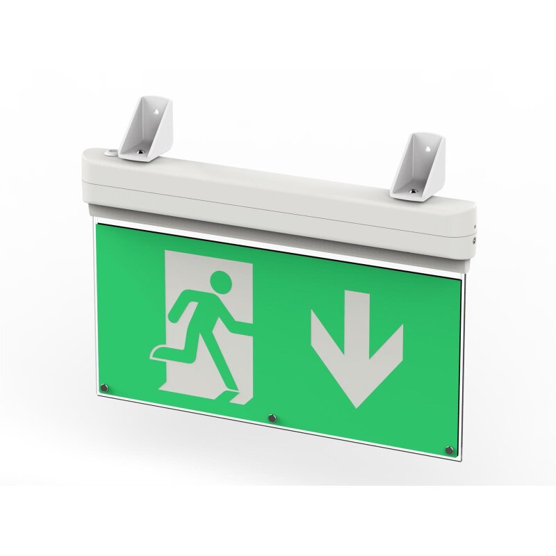 DOTLUX LED - Rettungsleuchte EXITmulti, 2W 6000K inkl.6 Piktogrammen 3h Betrieb. Li - FEPO4 autom. Selbsttest - Dotlux - 3177 - 160120