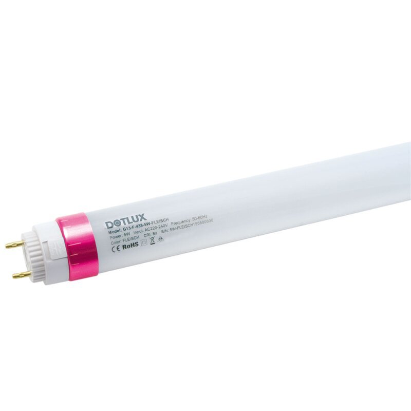 DOTLUX LED - Röhre LUMENPLUS 150cm 18W Fleischfarbe gefrostet drehbare Endkappe - Dotlux - 1940 - 1