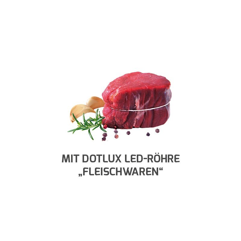 DOTLUX LED - Röhre LUMENPLUS 150cm 18W Fleischfarbe gefrostet drehbare Endkappe - Dotlux - 1940 - 1