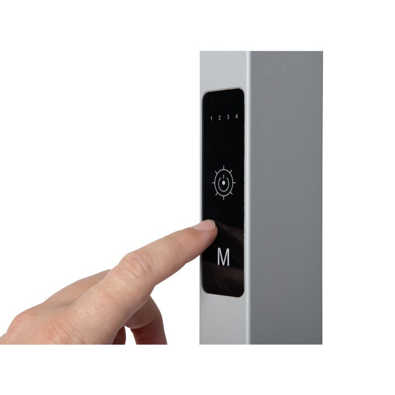 DOTLUX LED - Stehleuchte ASSISTsensor 60W 8750lm 4000K silber 5500lm up / 3250lm down - Dotlux - 5234 - 140240