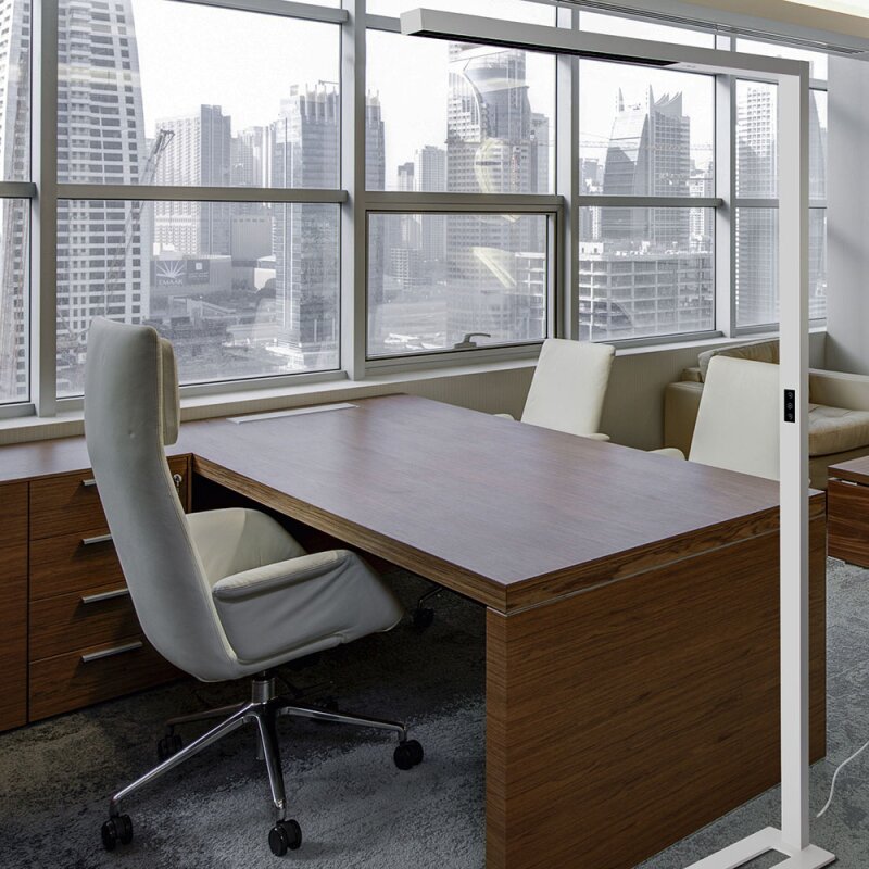 DOTLUX LED - Stehleuchte STYLEbutler 80W 4000K tageslichtabhängige Dimmung weiß - Dotlux - 4277 - 240080