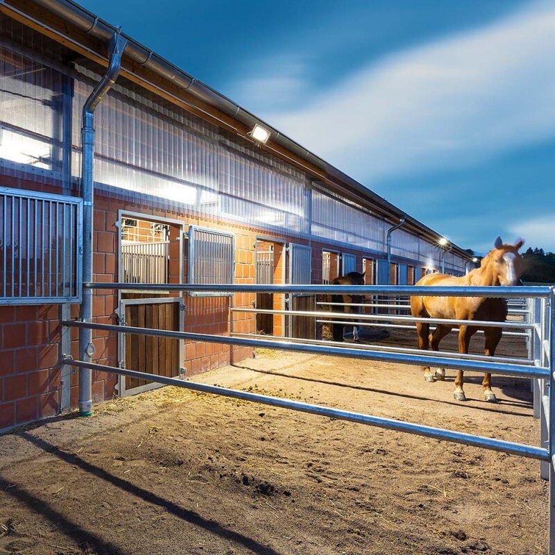 DOTLUX LED - Strahler FLOORslim - sensor 30W 4000K schwarz mit Bewegungsmelder PIR - Dotlux - 5150 - 040120