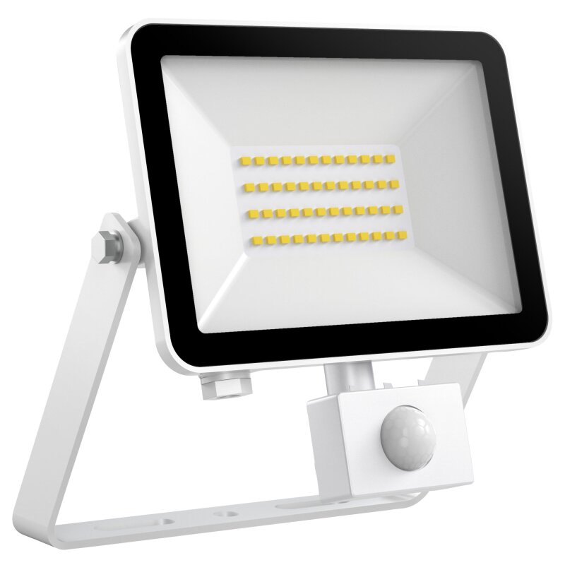 DOTLUX LED - Strahler FLOORslim - sensor 30W 4000K weiß mit Bewegungsmelder PIR - Dotlux - 5148 - 040120
