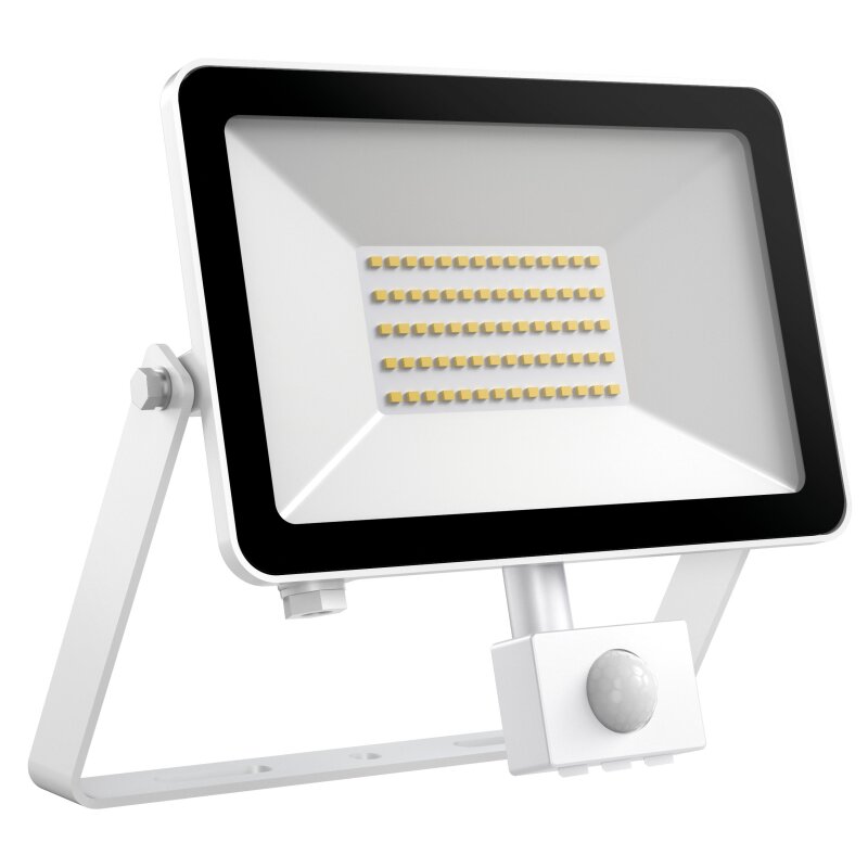 DOTLUX LED - Strahler FLOORslim - sensor 50W 4000K weiß mit Bewegungsmelder PIR - Dotlux - 5149 - 040120