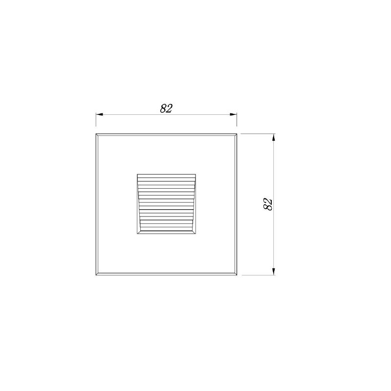 DOTLUX LED - Treppenleuchte EASYSTAIR 1,5 W 3000K silber - Dotlux - 5423 - 030080