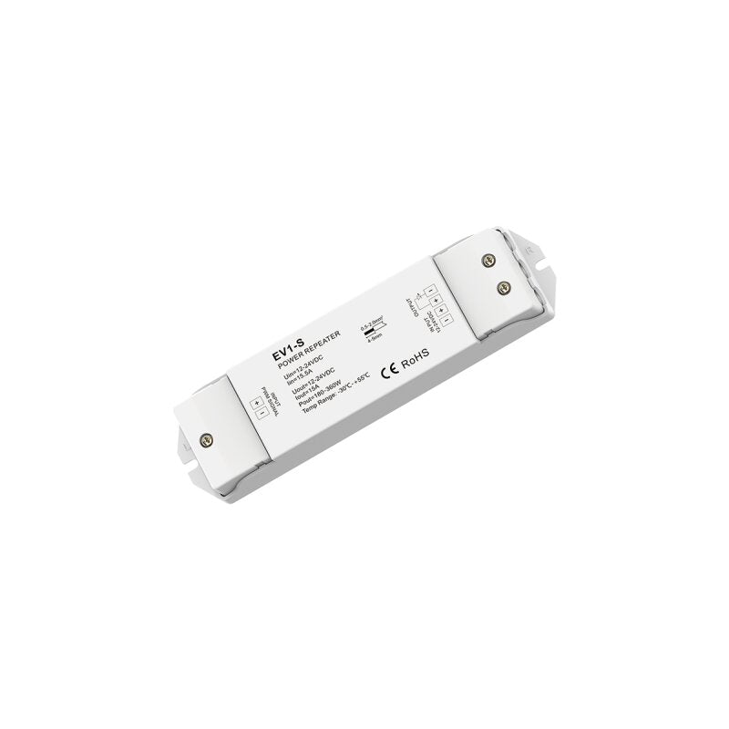 DOTLUX LED - Verstärker max. 360W für einfarbige LED - Streifen 1 Kanal 1x15 A (12 - 24V) - Dotlux - 5271 - 1