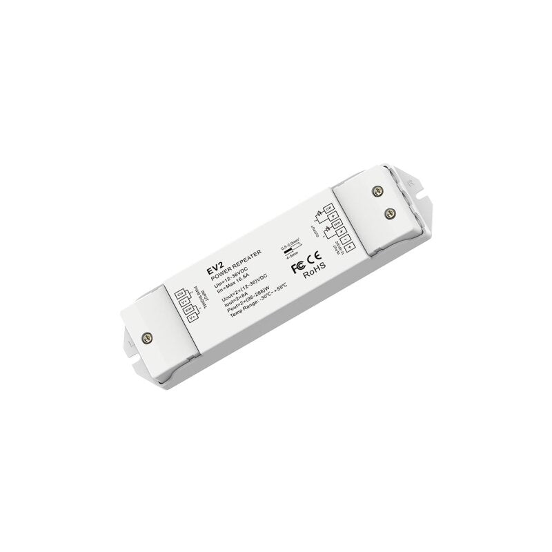 DOTLUX LED - Verstärker max. 576W für zweifarbige LED - Streifen 2 Kanäle 2x8 A (12 - 36V) - Dotlux - 5271 - 2